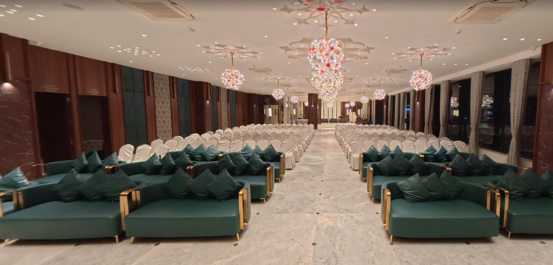 Pushkar Laxmi Sky banquet hall virtual tour